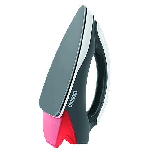 Usha Aurora 1000 Watts Dry Iron (Weilburger Soleplate, AU1000WD, Grey), 1 Unit  