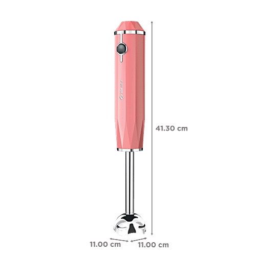 Bajaj Electricals Juvel 300-Watt Hand Blender (Pentaflow Breaker System, Pink), 1 Unit