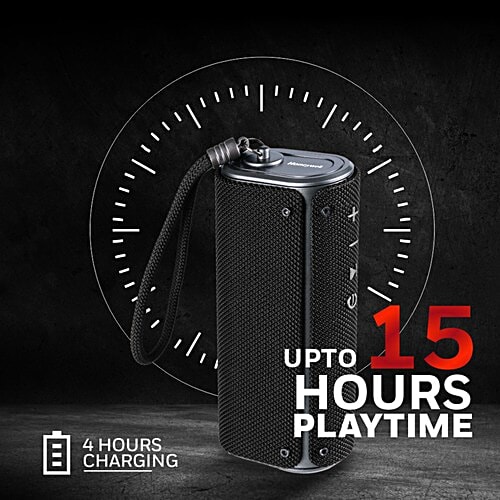 Honeywell Honeywell Trueno U200 10W Portable Bluetooth Speaker (IPX6 Water Proof, Upto 15 Hours of Playtime, Stereo Channel, Black), 1 Unit