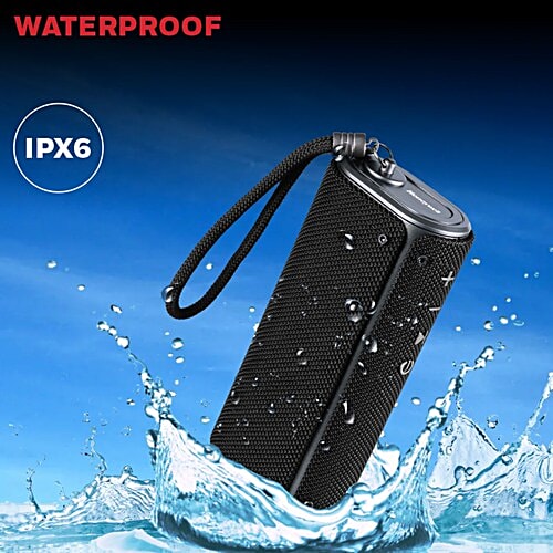 Honeywell Honeywell Trueno U200 10W Portable Bluetooth Speaker (IPX6 Water Proof, Upto 15 Hours of Playtime, Stereo Channel, Black), 1 Unit