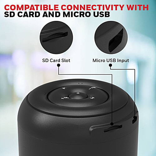 Honeywell Electronics Moxie V200 5W Portable Bluetooth Speaker (IPX4 Water Resistant, 52 mm Drivers, Stereo Channel, Blue), 1 Unit