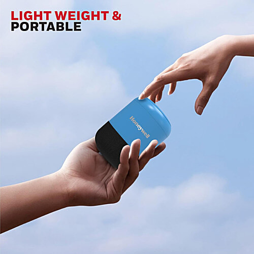 Honeywell Electronics Moxie V200 5W Portable Bluetooth Speaker (IPX4 Water Resistant, 52 mm Drivers, Stereo Channel, Blue), 1 Unit