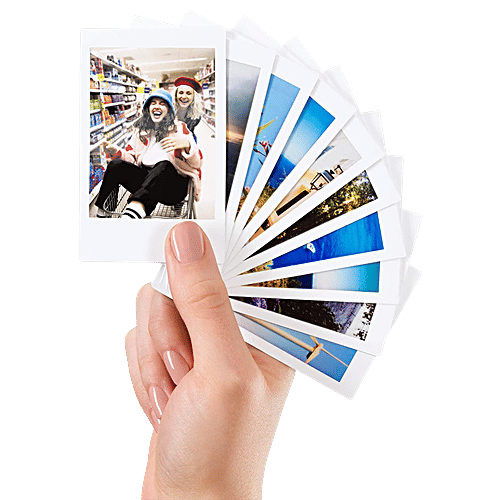 Fujifilm Instax Mini Film Pack Of 10 Film Sheets (Glossy Finish, 16386004, White), 1 Unit  