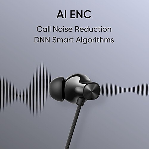 Realme realme Buds Wireless 3 Neo Neckband with Environmental Noise Cancellation (IP55 Water Resistant, 32 Hours Playtime, Black), 1 Unit