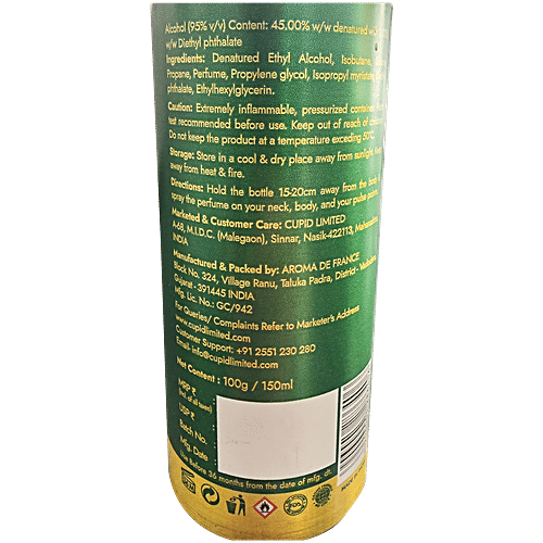 Cupid Active Rizz Deodorant Body Spray, 150 ml Long-Lasting Fragrance, Fights Body Odour