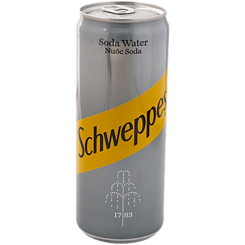 Schweppes Imported Soda Water Drink - Imported, 320 ml  Nuoe Soda