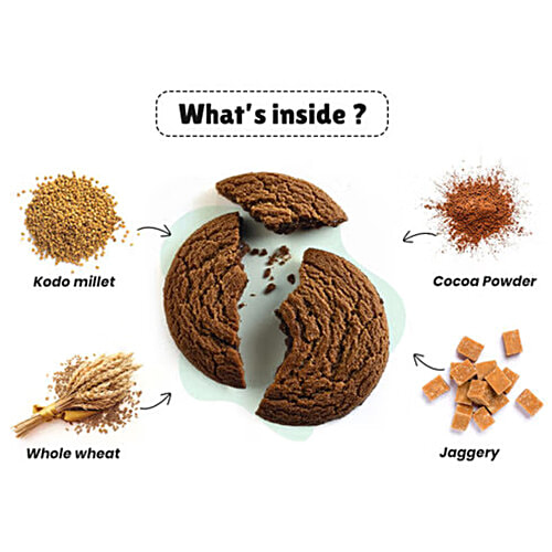 Little Joys Millet & Chocolate Cookies, 100 g  No Maida, No Refined Sugar, Made with Jaggery