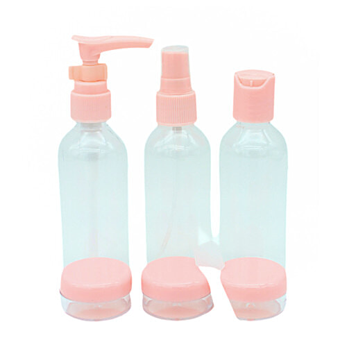 Se7en Plastic Multipurpose Cosmetic Travel Pouch Kit, 7 pcs