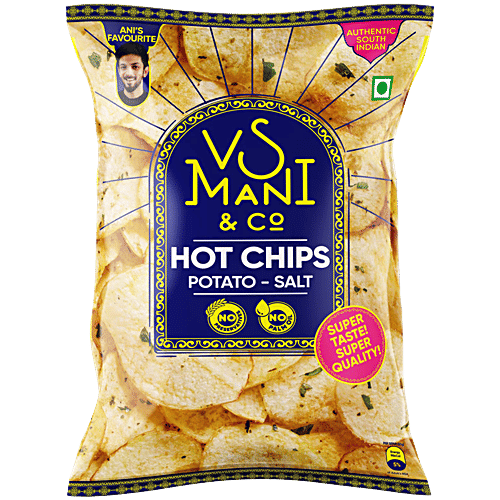 Vs Mani & Co. Potato-Salt Hot Chips, 65 g  
