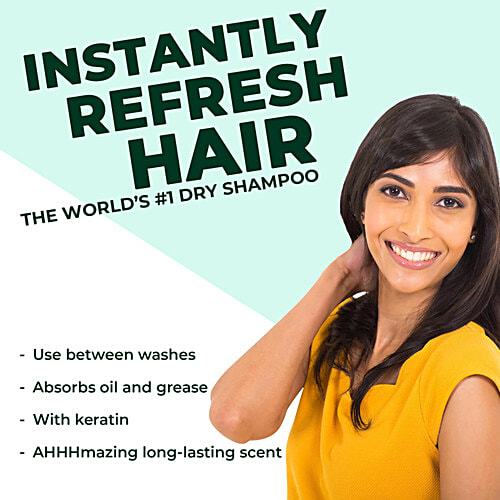 Sanfe Hair Volumizing Dry Shampoo, 25 ml  Instantly Refreshes Hair, For All Hair Types, Removes Oil Sweat & Odour