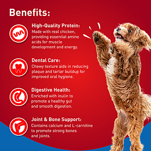 Drools Chicken Sticks Blueberry Flavour Dog Treats, 100 g  