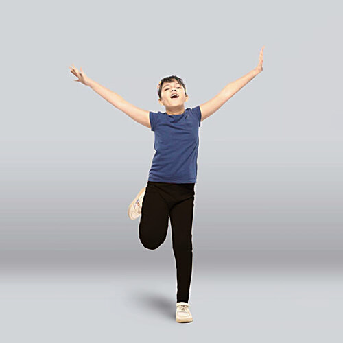 Lyra Kids Black Skinny Fit Legging, 1 pc (9-10 Years) 