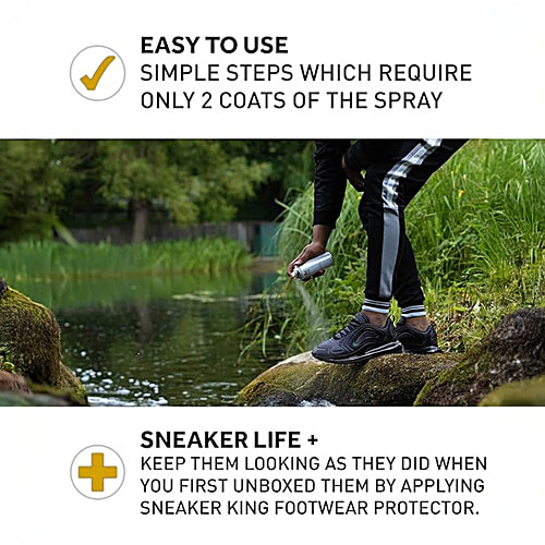 Sneaker King Shoe Protector Spray - For Leather, Nubuck, Suede & Canvas, 200 ml