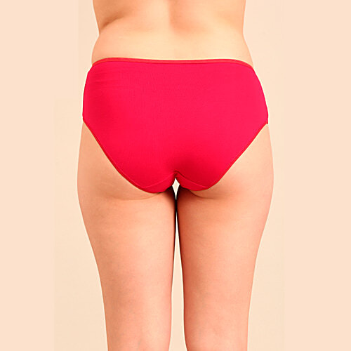 Pepe Jeans Solid Women Hipster - Hot Pink Combo, 3 pcs (Size - 2XL)