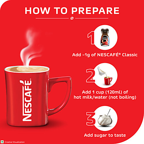 Nescafe  Classic Instant Coffee Powder, 129.6 g (144x0.9 g) 
