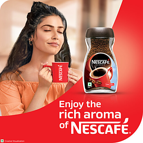 Nescafe  Classic Instant Coffee Powder, 129.6 g (144x0.9 g) 