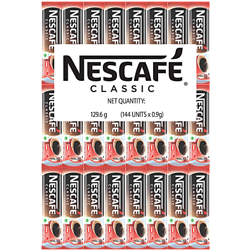 Nescafe  Classic Instant Coffee Powder, 129.6 g (144x0.9 g) 