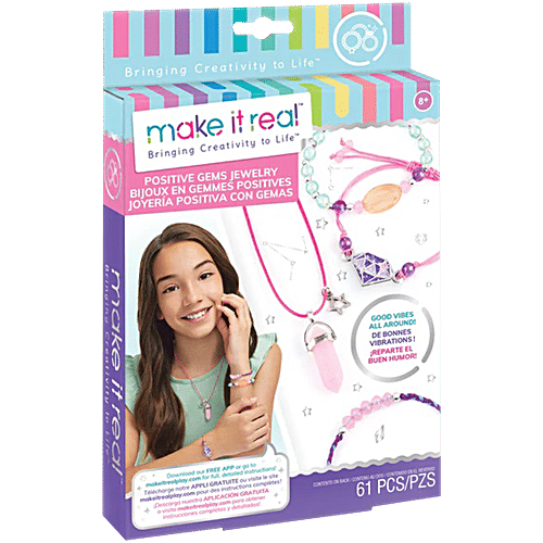 Make It Real Positive Gems Jewellery, Pack of 1 (61 pcs) 