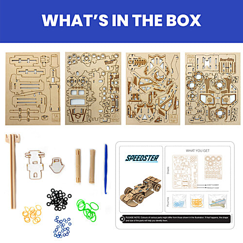 Smartivity Stem Racing Car Toy With Sprint Launcher - 6+Years, 1 pc Fun & Educational DIY
