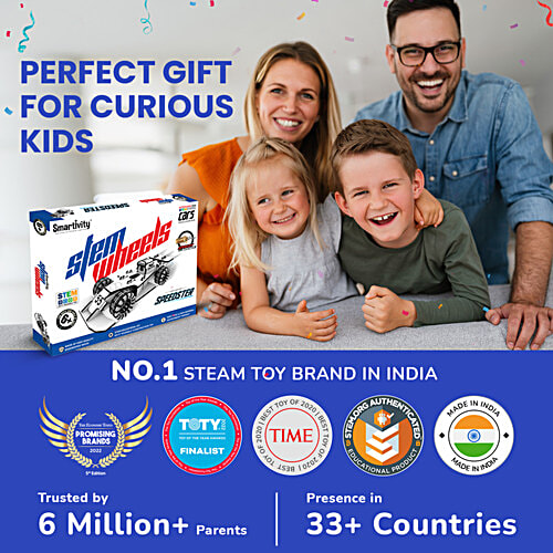 Smartivity Stem Racing Car Toy With Sprint Launcher - 6+Years, 1 pc Fun & Educational DIY