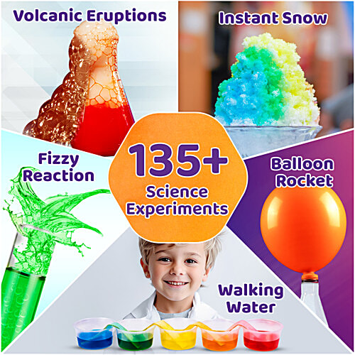 Smartivity 135+ Science Experiment Kit For Kids, 6+Years, 1 pc