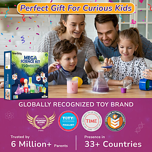 Smartivity 135+ Science Experiment Kit For Kids, 6+Years, 1 pc