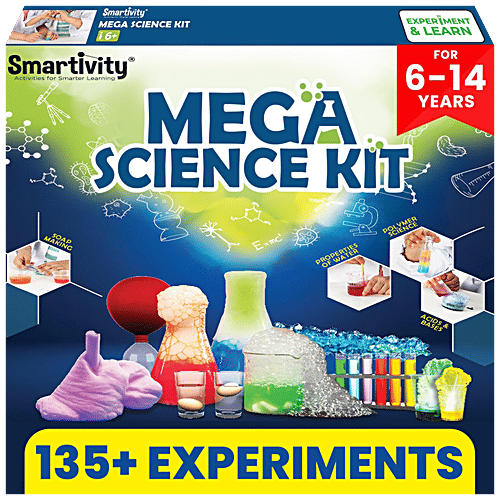 Smartivity 135+ Science Experiment Kit For Kids, 6+Years, 1 pc