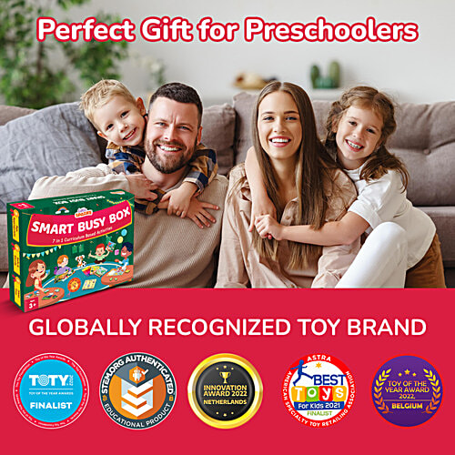Smartivity Little Sparks Smart Busy Box - 7 In Curriculum Based Activities, 1 pc  Learning Game, Ages 3+