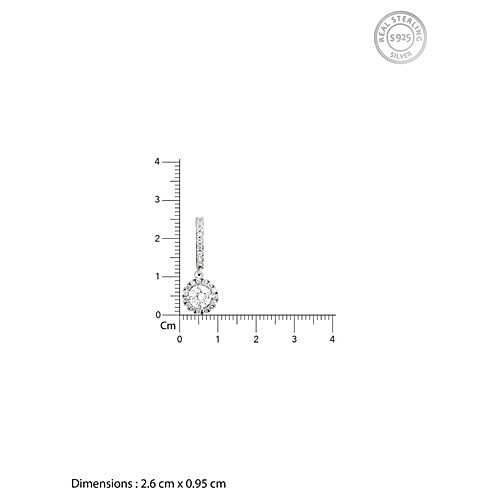 Giva 92.5 Sterling Silver Earrings For Women, 1 Pair (Free Size)