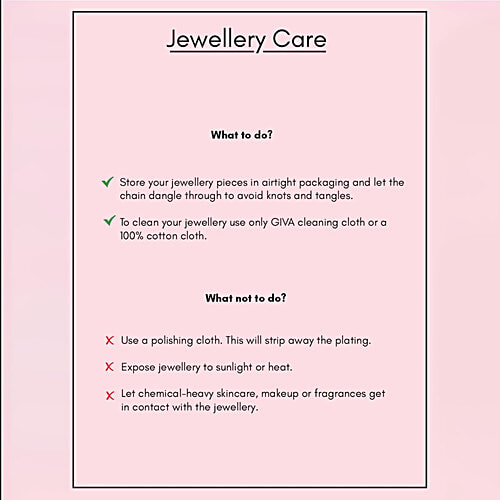 Giva 92.5 Sterling Silver Earrings For Women, 1 Pair (Free Size)