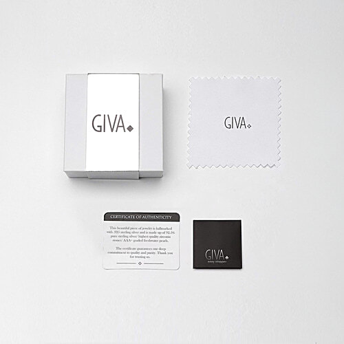 Giva Anushka's 92.5 Sterling Silver Golden Star Constellation Necklace For Women, 1 pc (Free Size) 