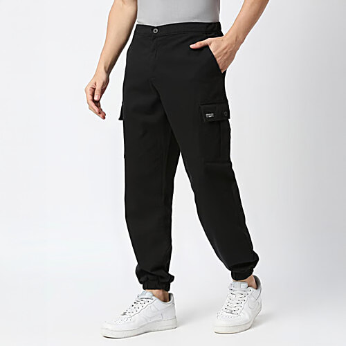 Thomas Scott Black Slim Fit Jogger Pants, 1 pc (Size - 30)