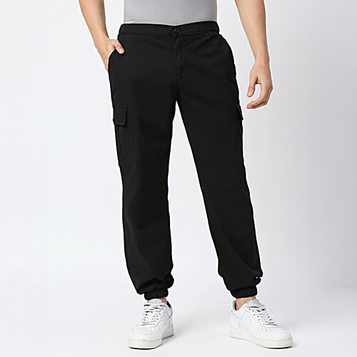 Thomas Scott Black Slim Fit Jogger Pants, 1 pc (Size - 30)