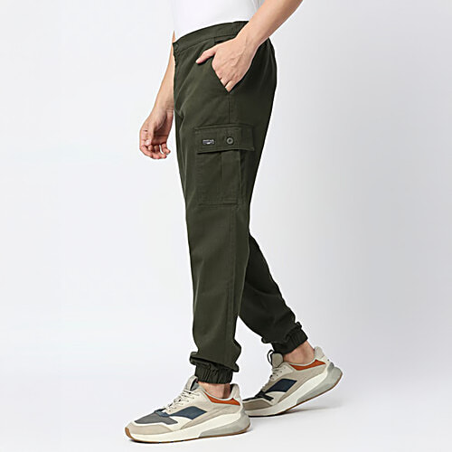 Thomas Scott Green Slim Fit Jogger Pant, 1 pc (Size - 34)