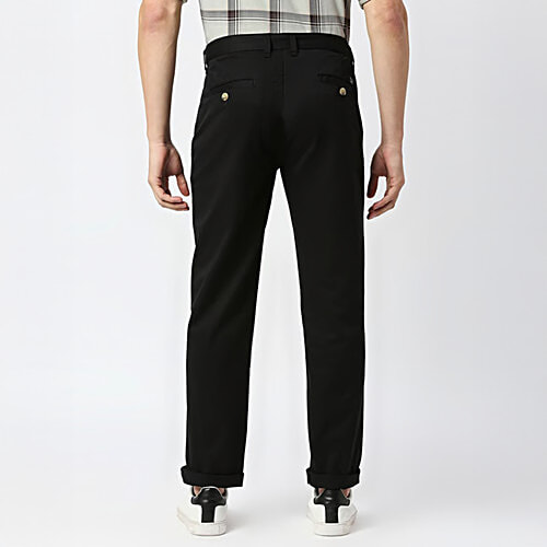 Thomas Scott Black Slim Fit Chino Trouser, 1 pc (Size - 36)