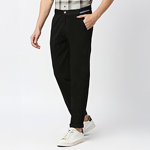 Thomas Scott Black Slim Fit Chino Trouser, 1 pc (Size - 36)