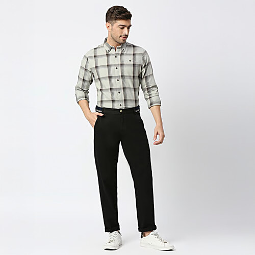 Thomas Scott Black Slim Fit Chino Trouser, 1 pc (Size - 36)