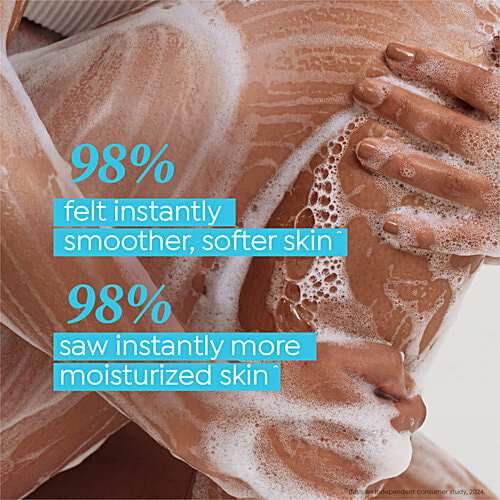 Dove Exfoliate Away Body Wash - 4% Refining Serum + AHA, 300 ml  Micro Polishes For Silkier Skin