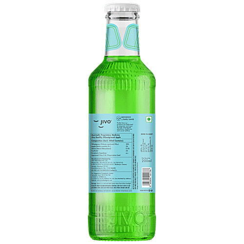 Jivo  Apple Healthy Wheatgrass Juice - Sugar Free, 200 ml  
