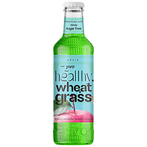Jivo  Apple Healthy Wheatgrass Juice - Sugar Free, 200 ml  