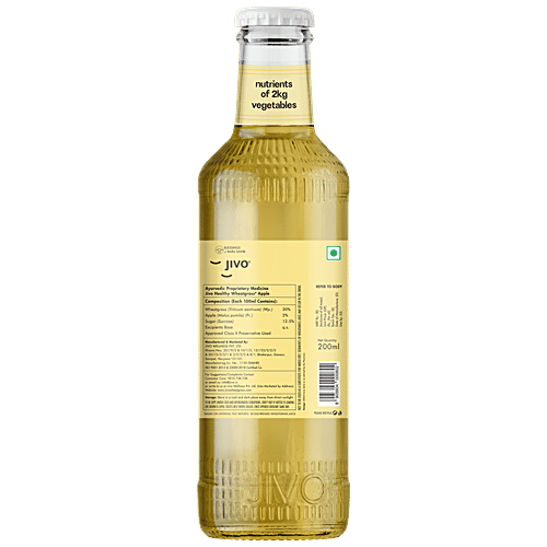 Jivo  Apple Healthy Wheatgrass Juice, 200 ml  