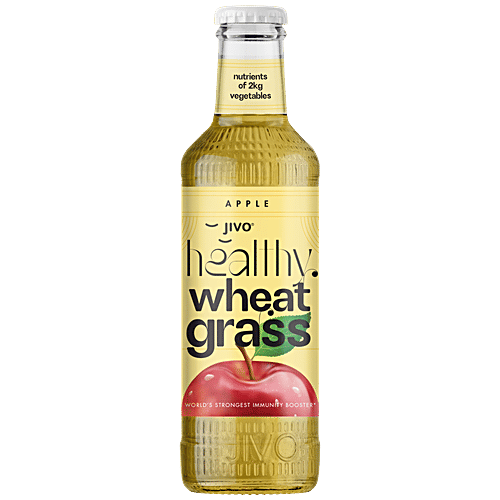 Jivo  Apple Healthy Wheatgrass Juice, 200 ml  