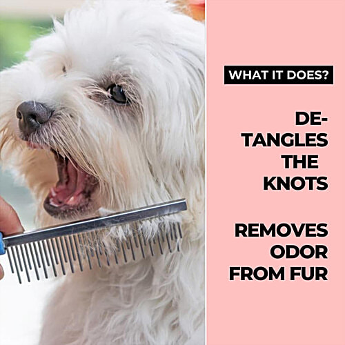 Moe Puppy Knot Free Pet Detangling & Deodorizing Spray, 200 ml For effortlessly smooth and fresh-smelly hair, Aloe Vera, Tilia Tomentosa Bud