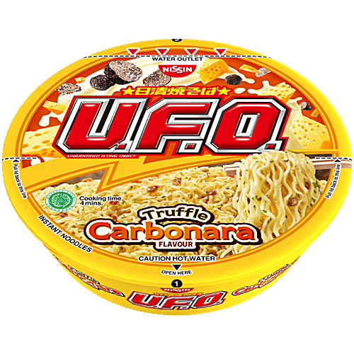 Nissin UFO Truffle Carbonara Flavour Instant Noodles, 105 g  