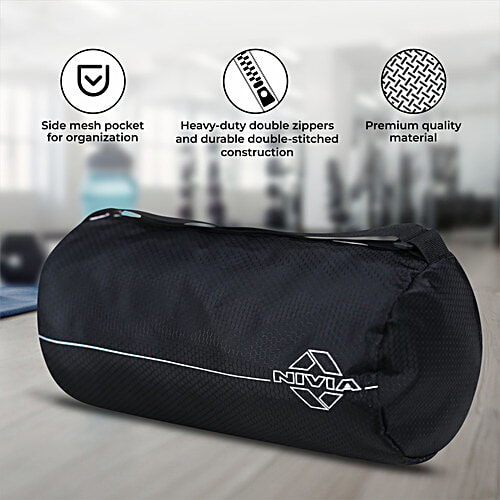 Nivia Basic Duffle Bag - Black, 1 pc