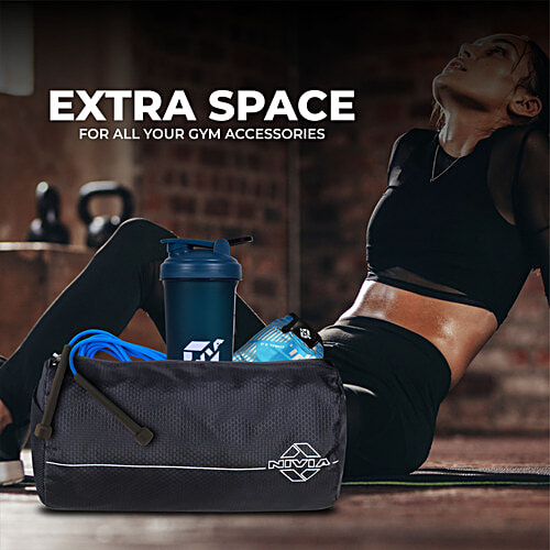 Nivia Basic Duffle Bag - Black, 1 pc