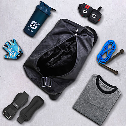 Nivia Basic Duffle Bag - Black, 1 pc