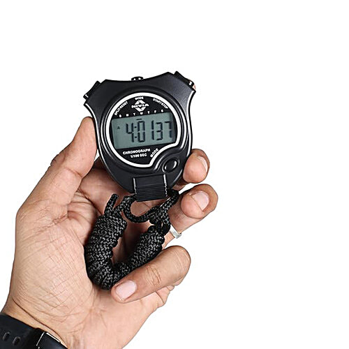 Nivia Digital Stopwatch - JS-307, Black, 1 pc