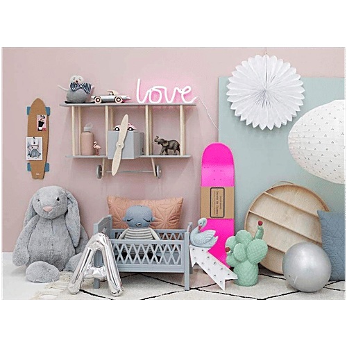 Desidiya Love Neon Pink LED Sign, 1 pc  Love-Shaped  Glow For Special Occasions