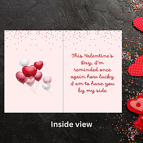 House of Festivals Valentine's Day Greeting Card - 21 x 15 cm, 1 pc